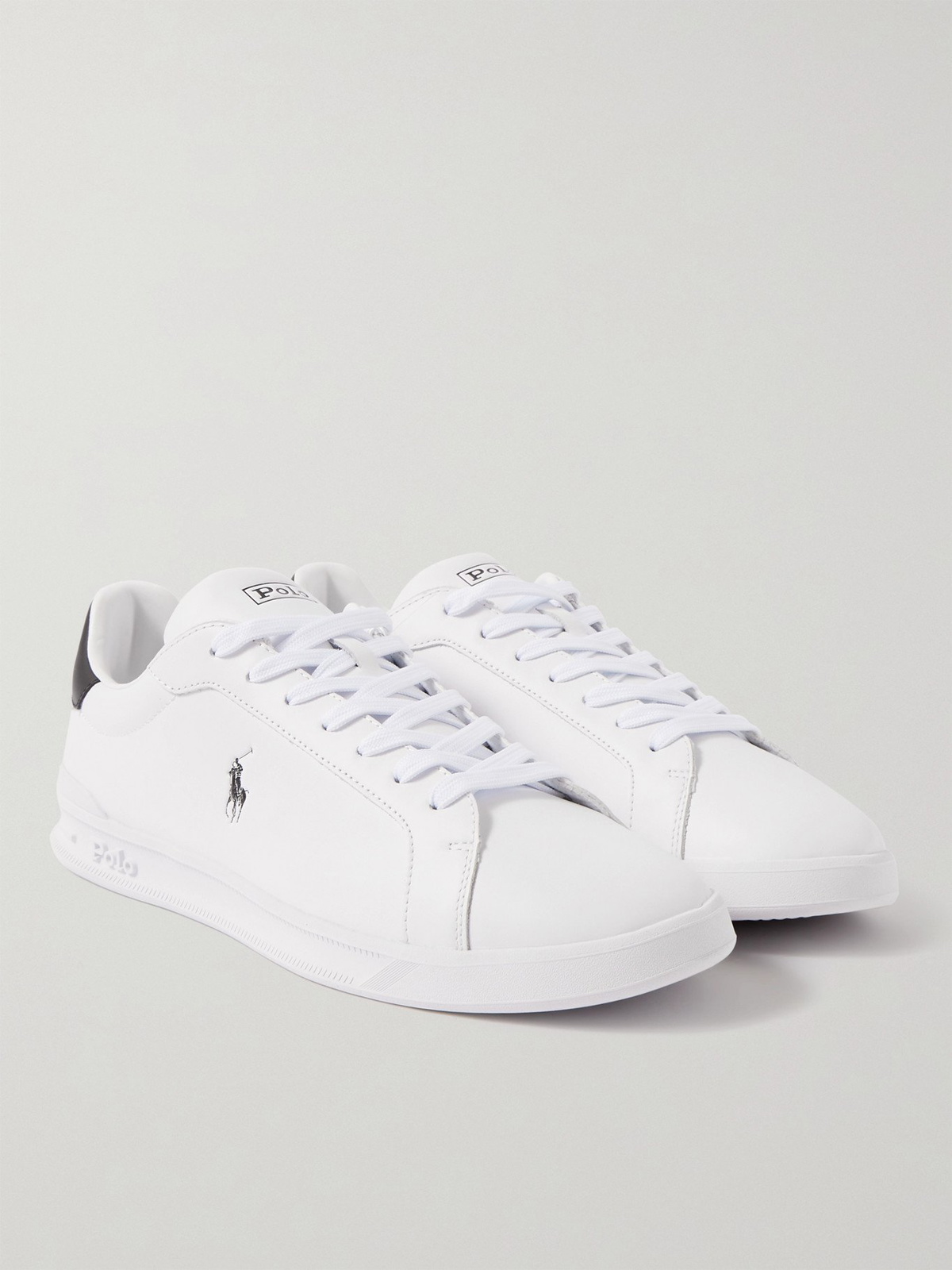 POLO RALPH LAUREN Court Leather Sneakers - White Ralph Lauren
