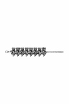 Diesel Silver-tone components bracelet - Bracelets - Unisex - Grey