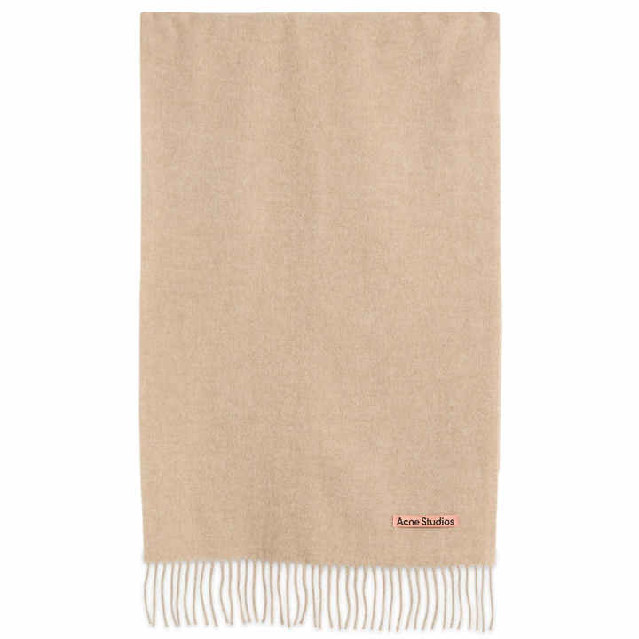Photo: Acne Studios Canada Narrow New Scarf in Oatmeal Melange 