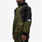 The North Face Men's x Undercover Packable Mountain Light Shell Ja in Forest Night Green/Tnf Black