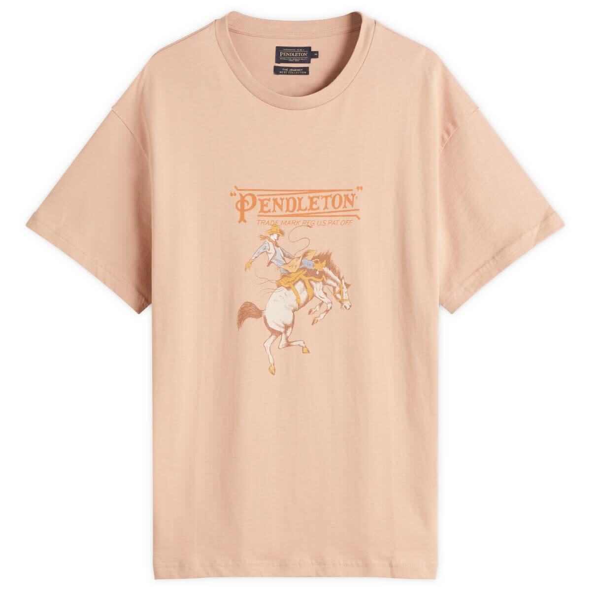 Pendleton Men's Rodeo T-Shirt in Khaki
