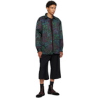 Dries Van Noten Black & Burgundy Suede High Top Sneakers
