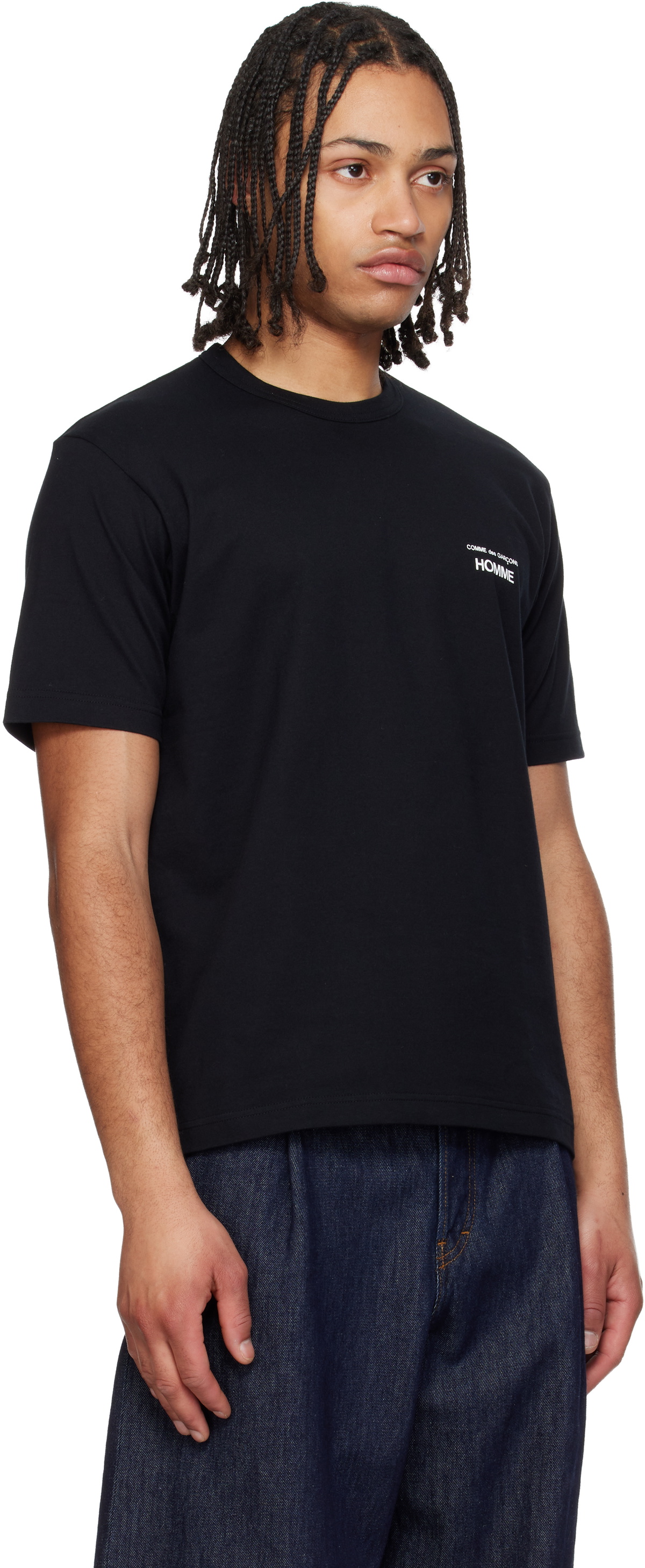 Comme des Garçons Homme Black Logo T-shirt