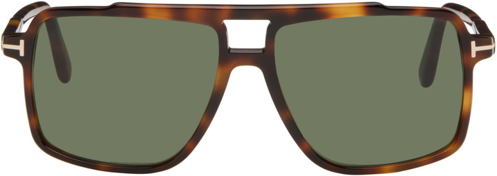 Photo: TOM FORD Brown Kemp Sunglasses