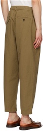 Universal Works Brown Pleated Trousers