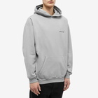 Balenciaga Men's Corporate Logo Popover Hoody in Grey/Dark Grey