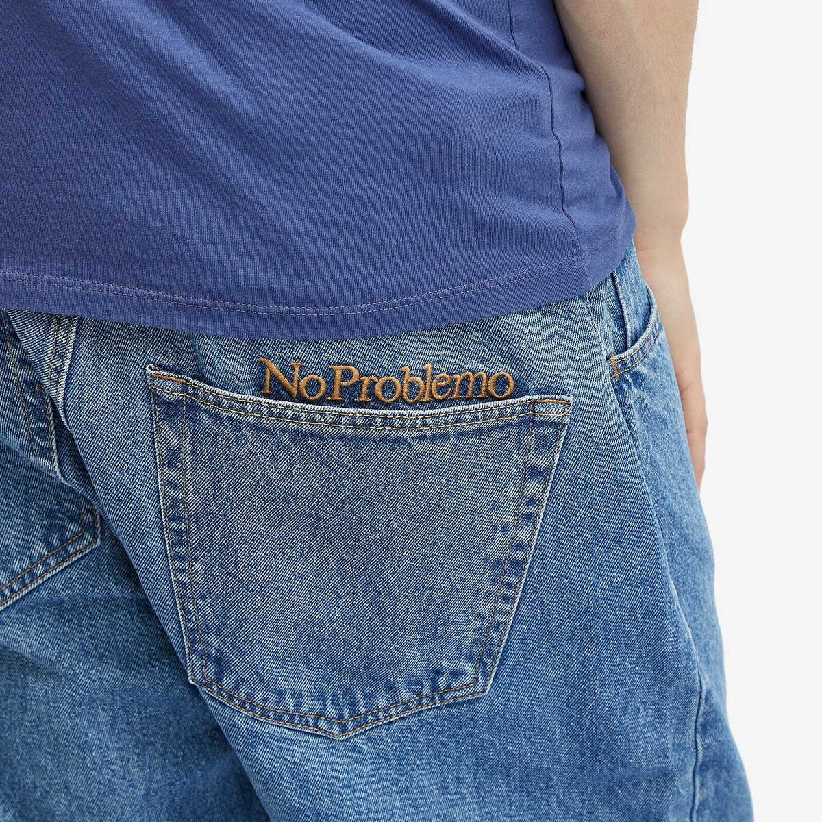 No Problemo Men's Bagi Jeans in Blue