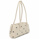 MARGESHERWOOD Women's Soft Boston EW Bag in Blond Wood/Polka Dot 