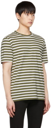 Officine Générale Green Stripe T-Shirt