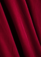 Ganni Velvet Maxi Dress Red