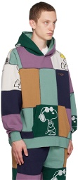 Awake NY Multicolor Patchwork Hoodie