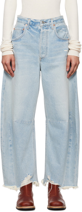 Photo: Citizens of Humanity Blue Horseshoe Jeans