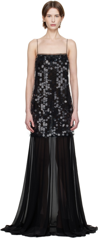 Photo: 16Arlington Black Salia Sequin Maxi Dress