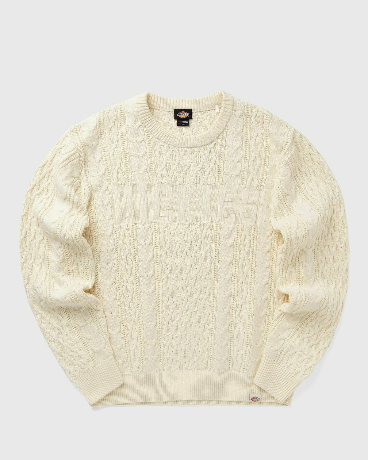 Dickies Dickies Script Cable Sweat Beige Pullovers