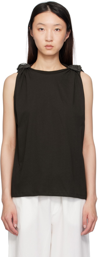 Photo: Baserange Brown Rodo Tank Top