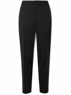 Theory - Mayer Slim-Fit Straight-Leg Wool-Blend Trousers - Black