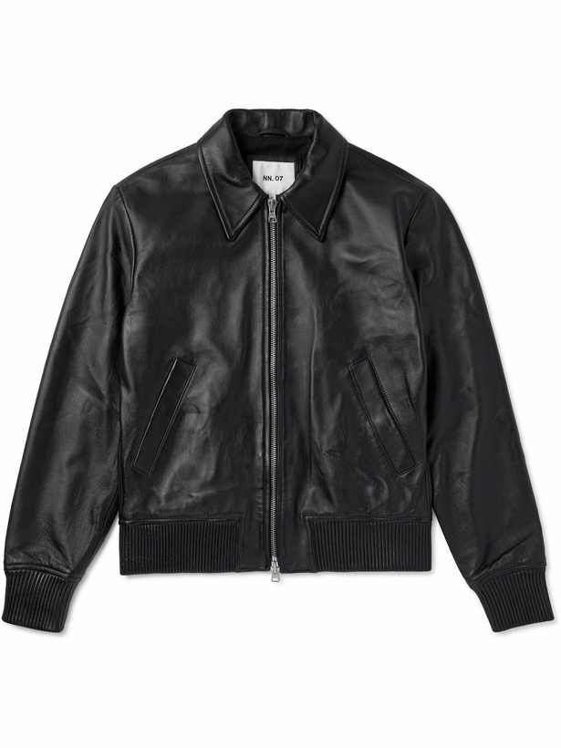 Photo: NN07 - Florian 8254 Leather Jacket - Black