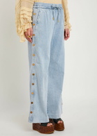 Zimmermann Rebellion Press-stud Denim Trousers