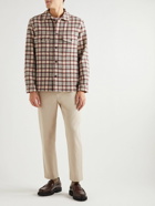 Mr P. - Checked Virgin Wool Shirt - Red