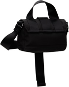 GANNI Black Tech Mini Satchel Bag