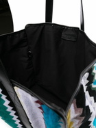 Missoni Home Black Zigzag Towelled Tote Bag