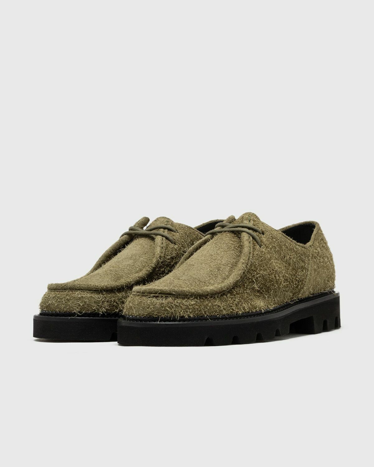 Collegium MOC-TOE DERBY Green Mens Casual Shoe