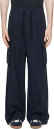 Dolce&Gabbana Navy Cotton Cargo Pants