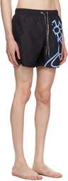 Vivienne Westwood Black Line Orb Swim Shorts