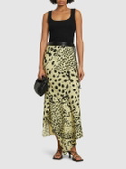 NANUSHKA Phile Printed Georgette Long Skirt