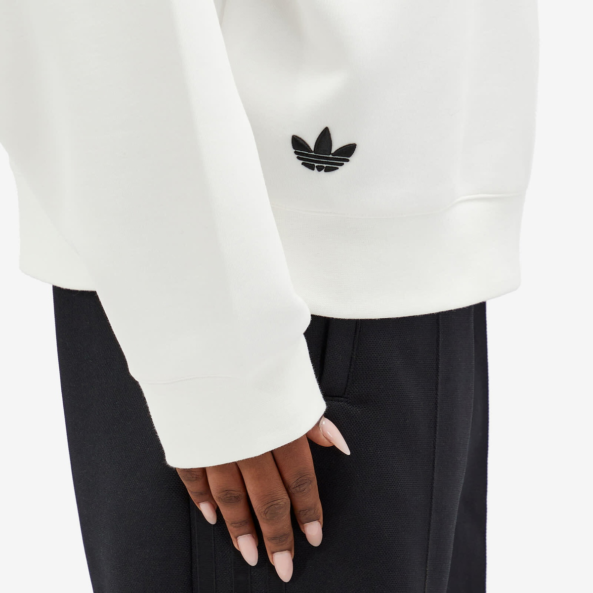 Adidas Women's Neucl Oversized Sweat in Cloud White adidas