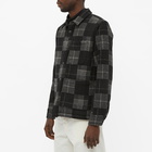 Corridor Men's Wool Patchwork Jacket in Charcoal