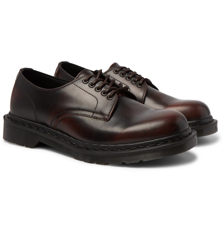 Photo: Dr. Martens - Varley Leather Derby Shoes - Brown