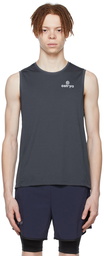 Ostrya Gray Polyester Tank Top