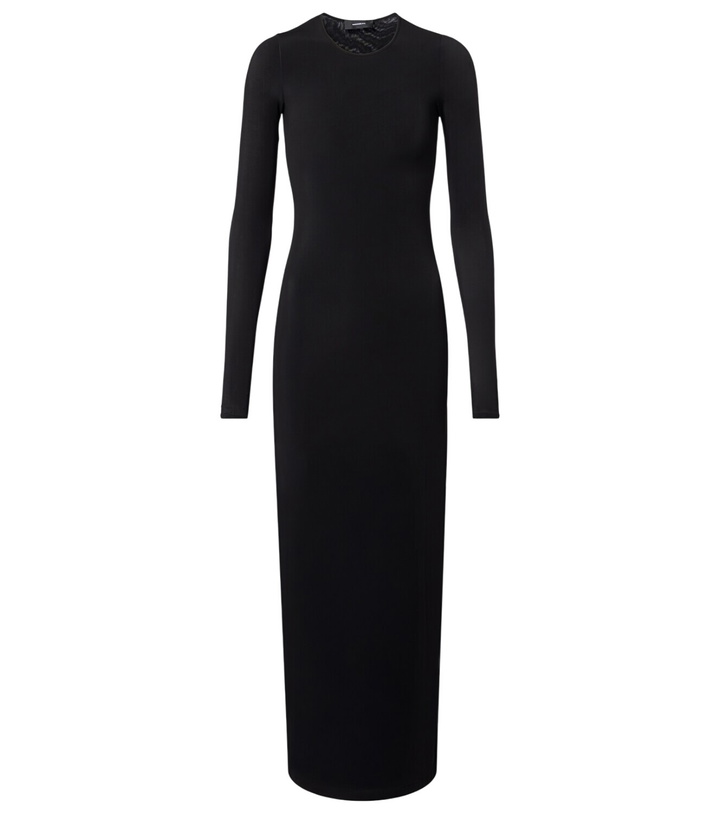 Photo: Wardrobe.NYC Semi-sheer jersey midi dress