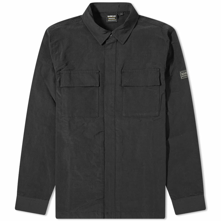 Photo: Barbour Men's International Cylinder Overshirt in Black