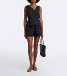 SIR Klara cotton wrap top