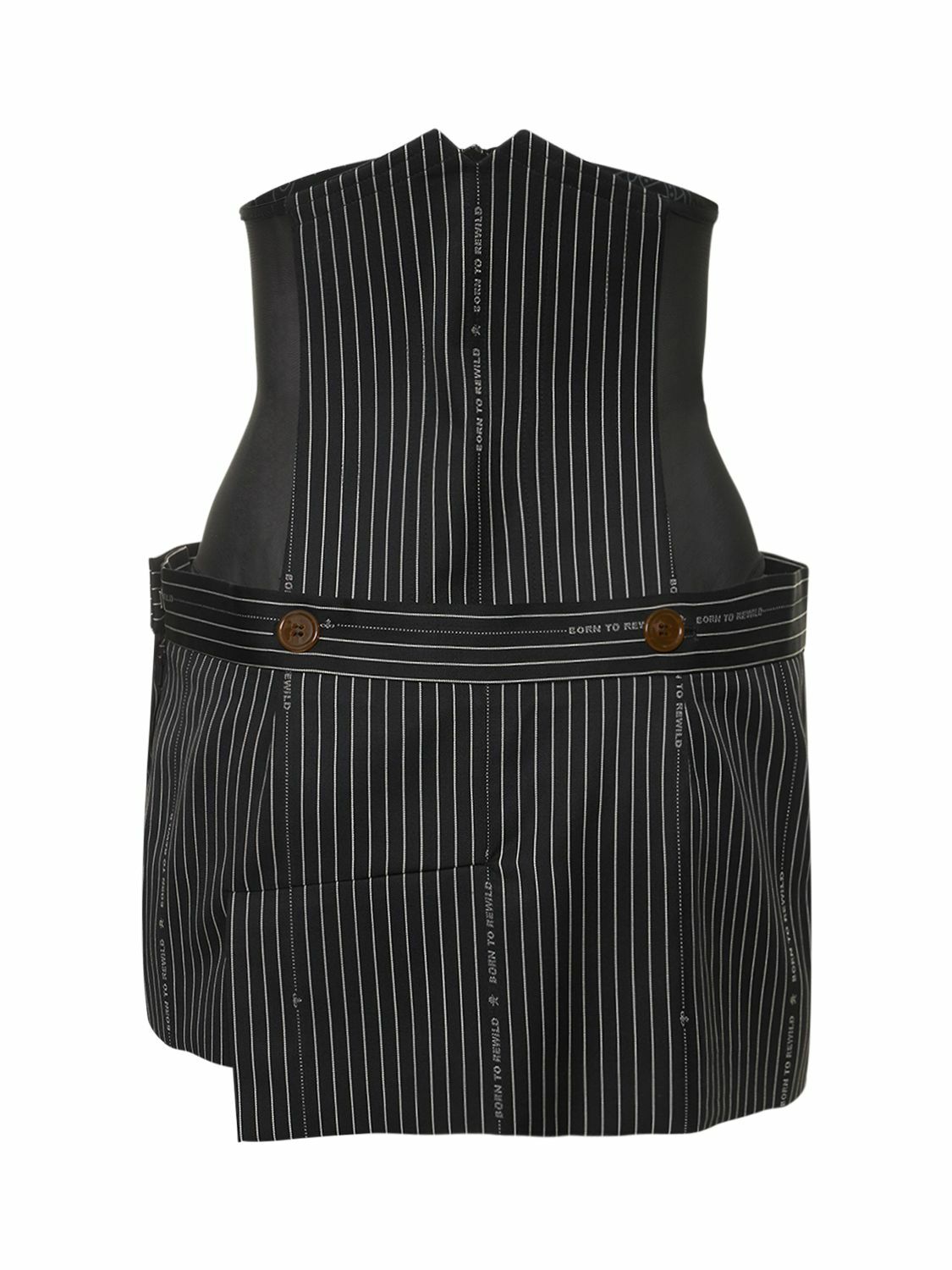 Mugler x H&M + Wool Mini Skirt
