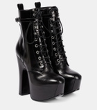 Vivienne Westwood Leather platform ankle boots