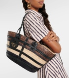Altuzarra Watermill Small raffia tote bag