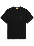 DIME - Classic Logo-Embroidered Cotton-Jersey T-Shirt - Black