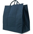 retaW - Logo-Print Cotton-Canvas Laundry Bag - Blue