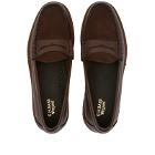 Bass Weejuns Men's Larson 90s Soft Penny Loafer in Chocolate Leather