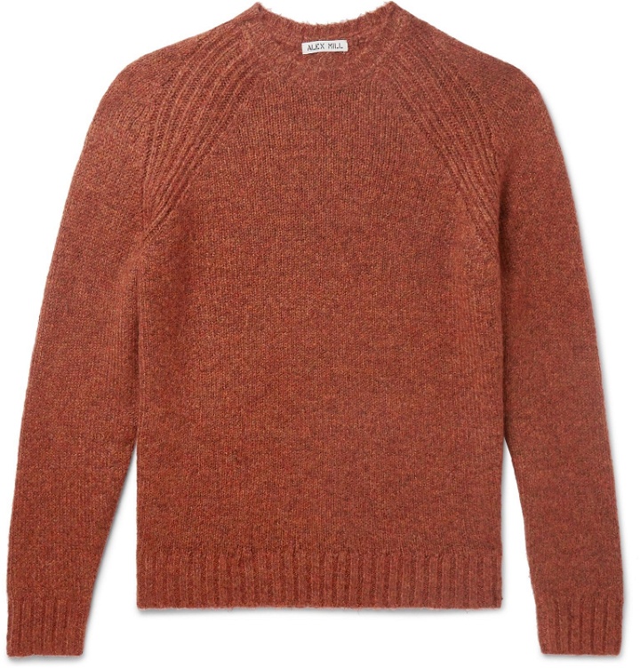 Photo: Alex Mill - Mélange Knitted Sweater - Brown