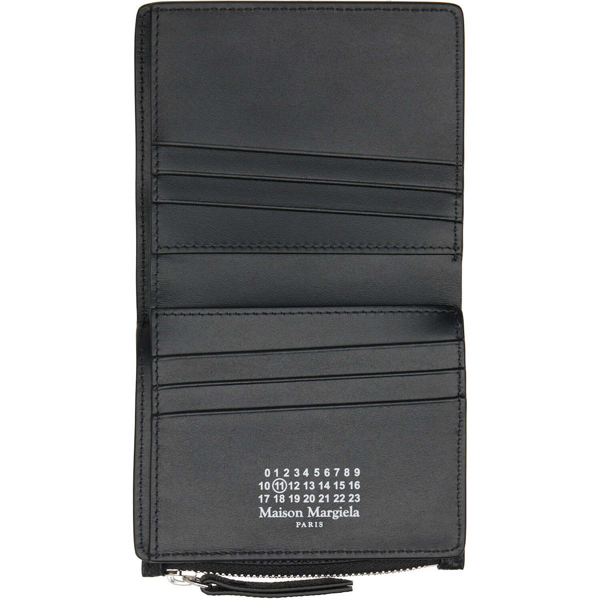 Maison Margiela Black Four Stitches Wallet