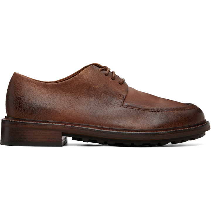 Photo: Marsèll Brown Gruboot Waxed Reversed Leather Derbys
