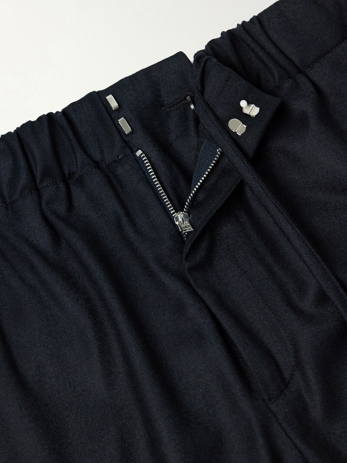 Lardini - Straight-Leg Woven Trousers - Blue