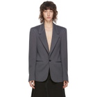 Random Identities Navy and Grey Sister Blazer