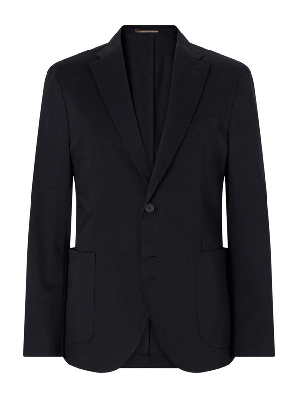 Photo: Slowear - Stretch-Cotton Gabardine Suit Jacket - Black