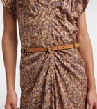 Isabel Marant Livo embellished suede belt