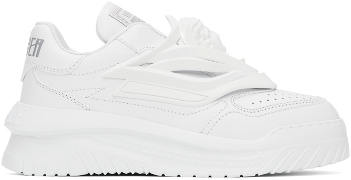 Photo: Versace White Odissea Sneakers